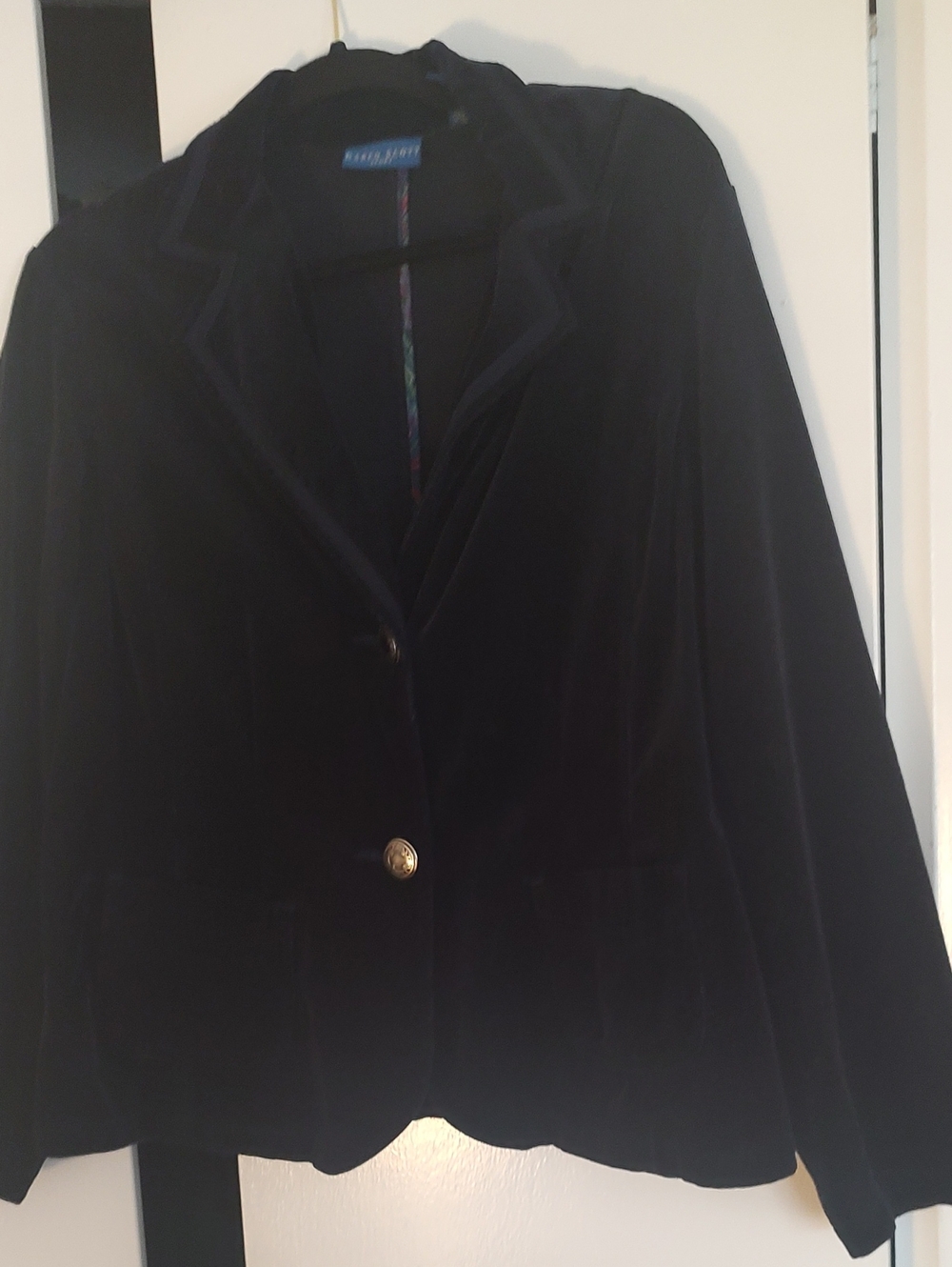 FIRST OFFER! Karen Scott Navy Corduroy Blazer